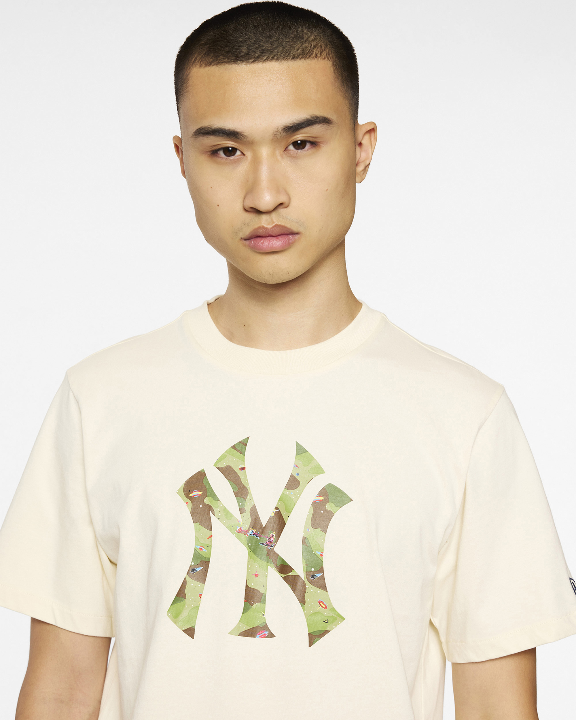 NY YANKEES SPACE CAMO LOGO TEE - 4