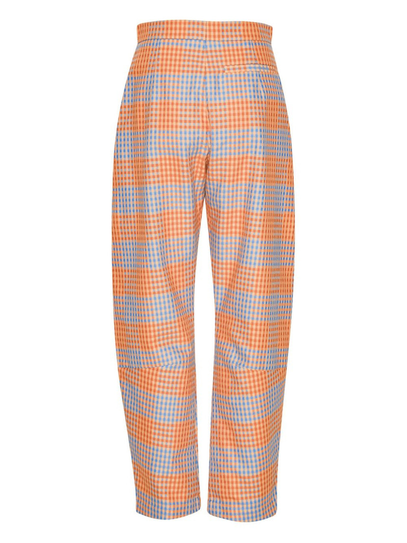 HENRIK VIBSKOV checked trousers outlook