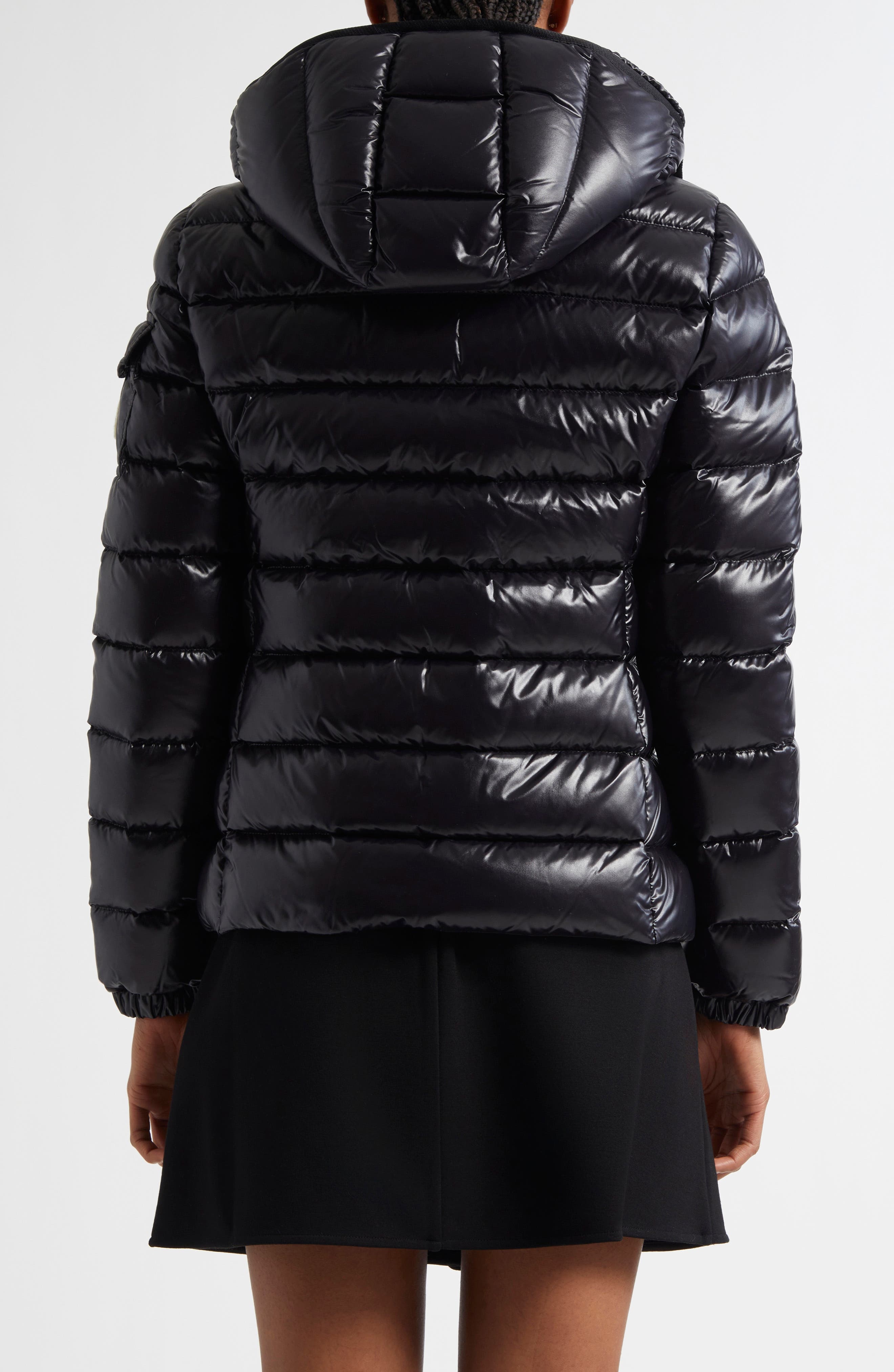 Moncler Bady Water Resistant Down Puffer Jacket in U99-Dark Black at Nordstrom - 2