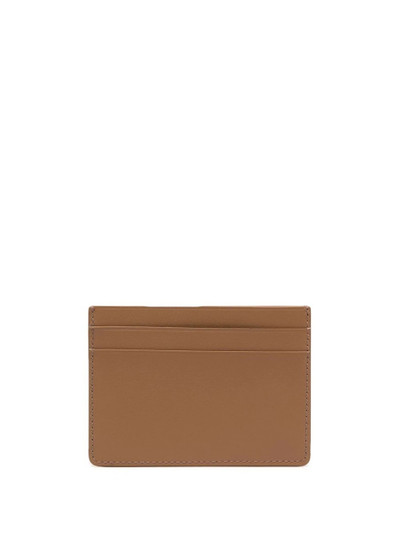 Jil Sander debossed-logo leather cardholder outlook