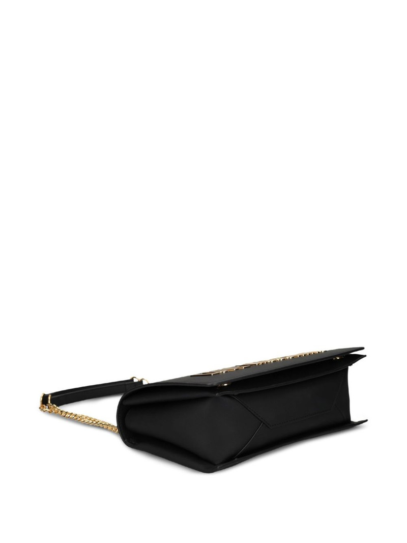 Moschino small logo-plaque shoulder bag outlook