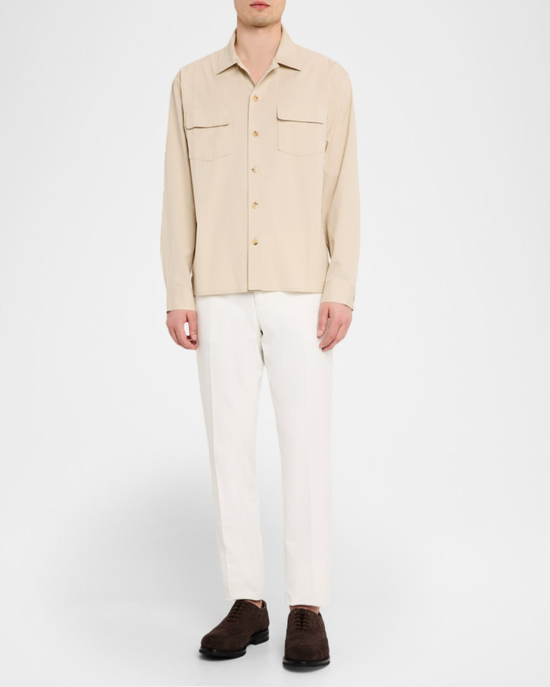 FRAME Men & apos;s Double-Pocket Cotton Button-Down Shirt outlook