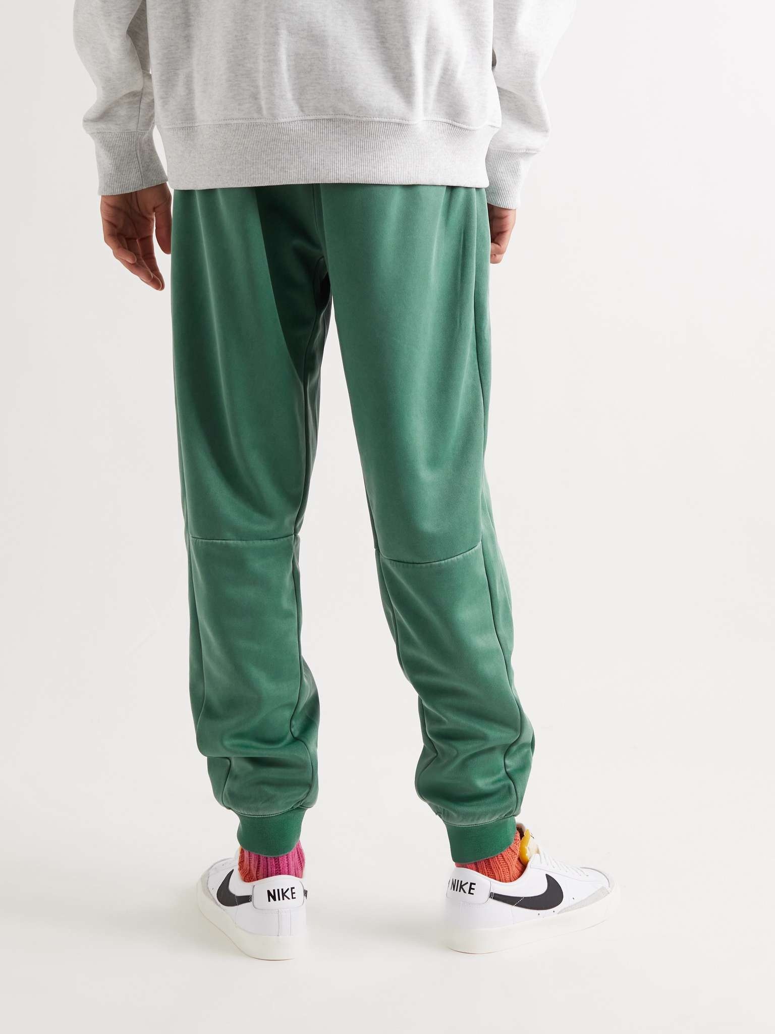 Tapered Logo-Embroidered Recycled Tech-Jersey Sweatpants - 4