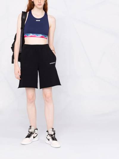 MSGM tie-dye print sports bra outlook