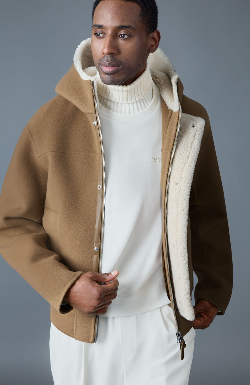 JAY Heavy Double-Face Wool Hooded Jacket 5