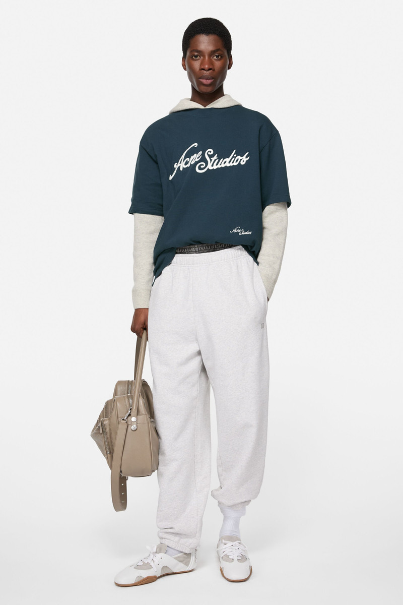 Acne Studios Logo t-shirt - Relaxed fit - Deep blue outlook