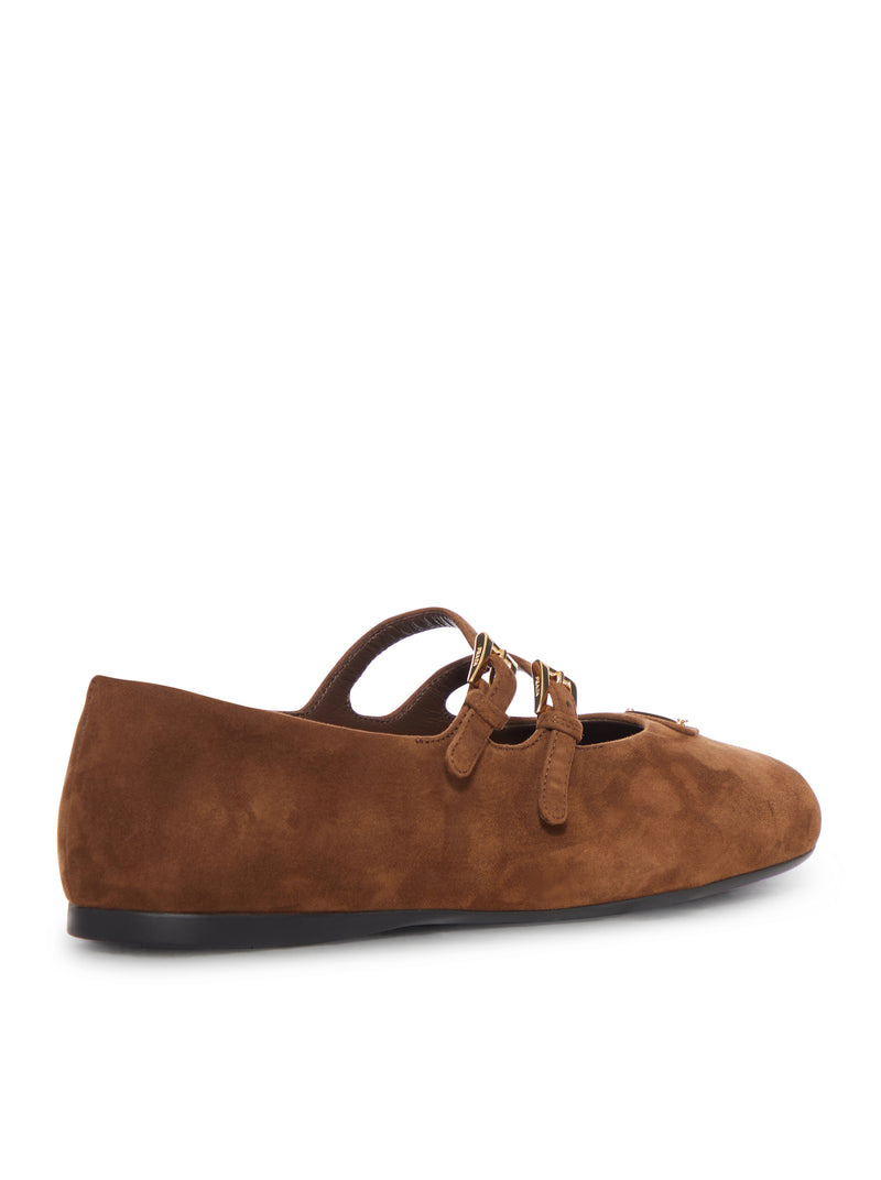 Prada Women Suede Ballerinas - 3