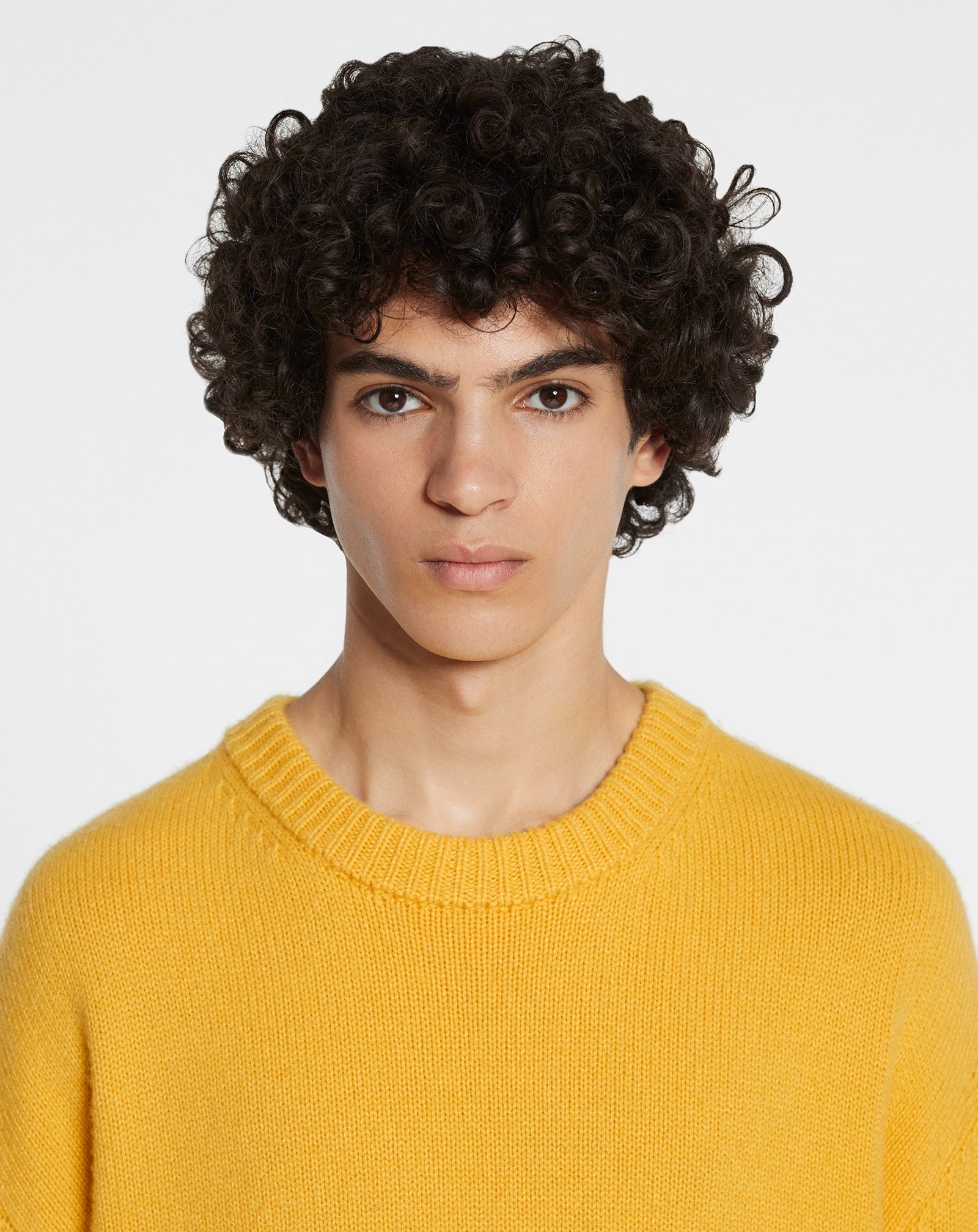 CASHMERE SWEATER WITH ROUND NECK - 5