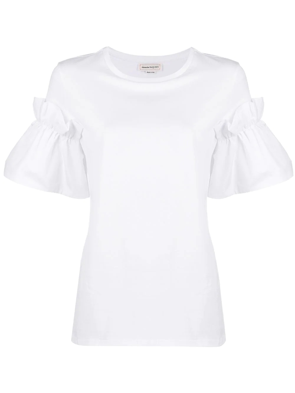 ruffle sleeve T-shirt - 1