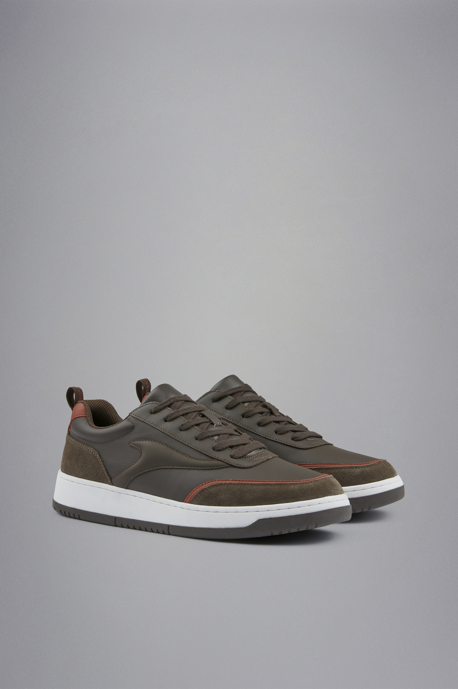 CLUB FIN LEATHER SNEAKERS - 4