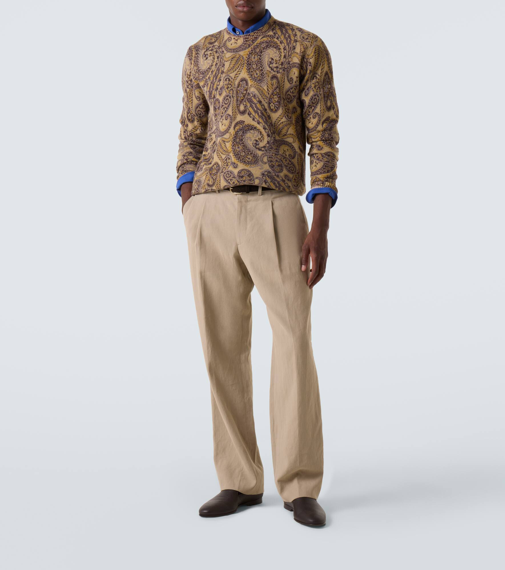Jacquard wool sweater - 2