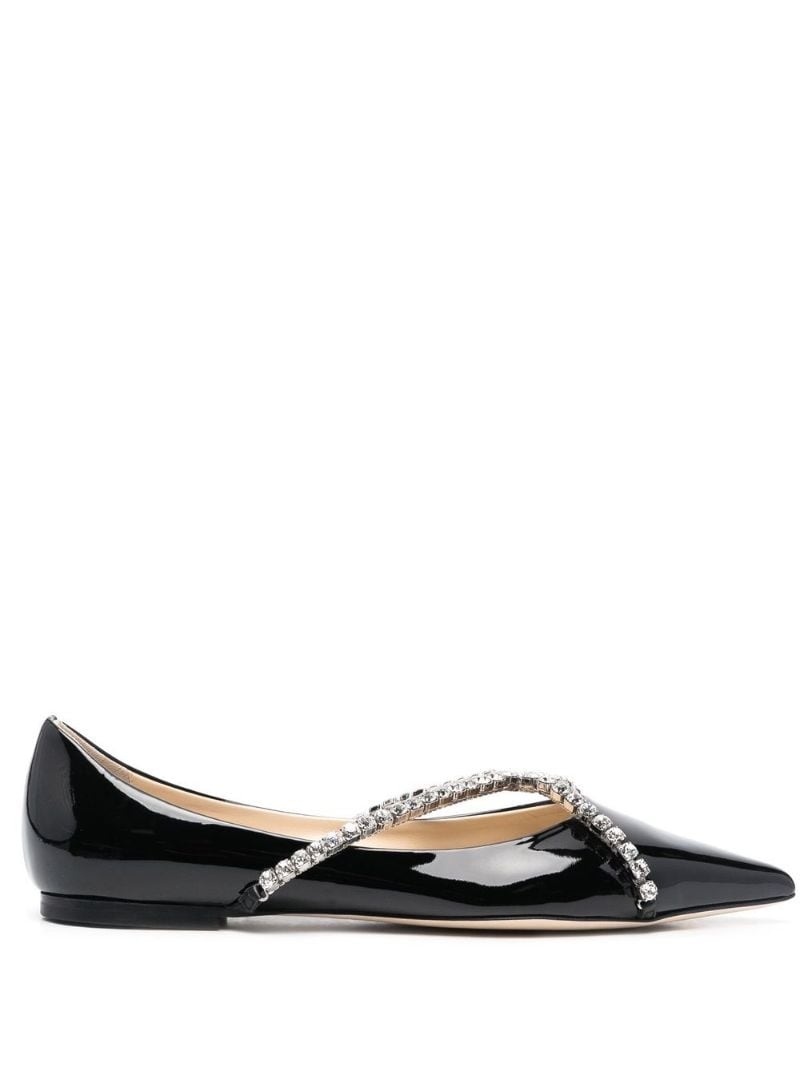 Genevi crystal embellished pumps - 1