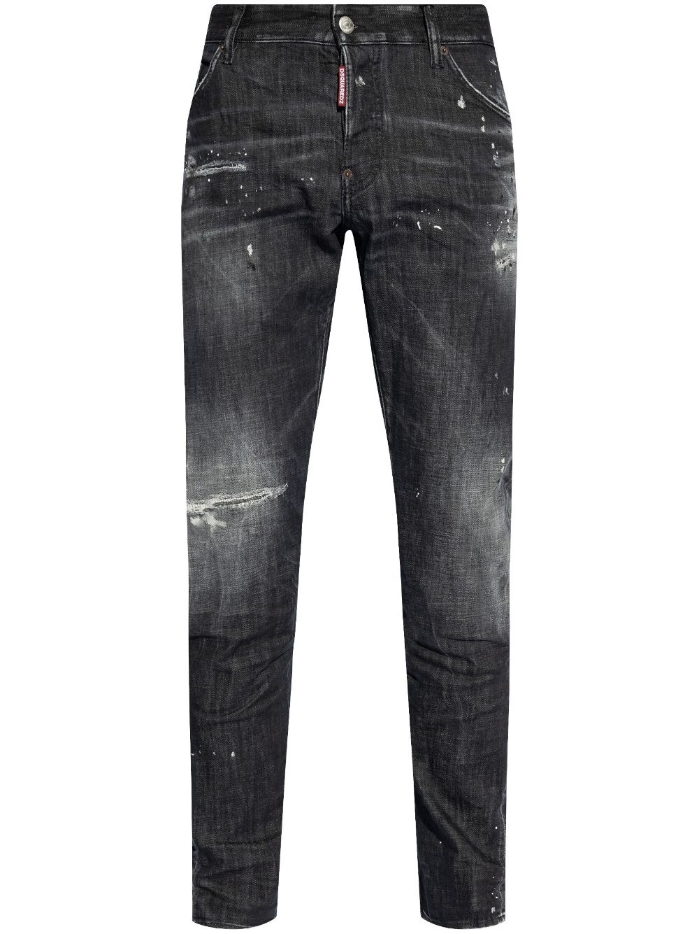 distressed skinny jeans - 1
