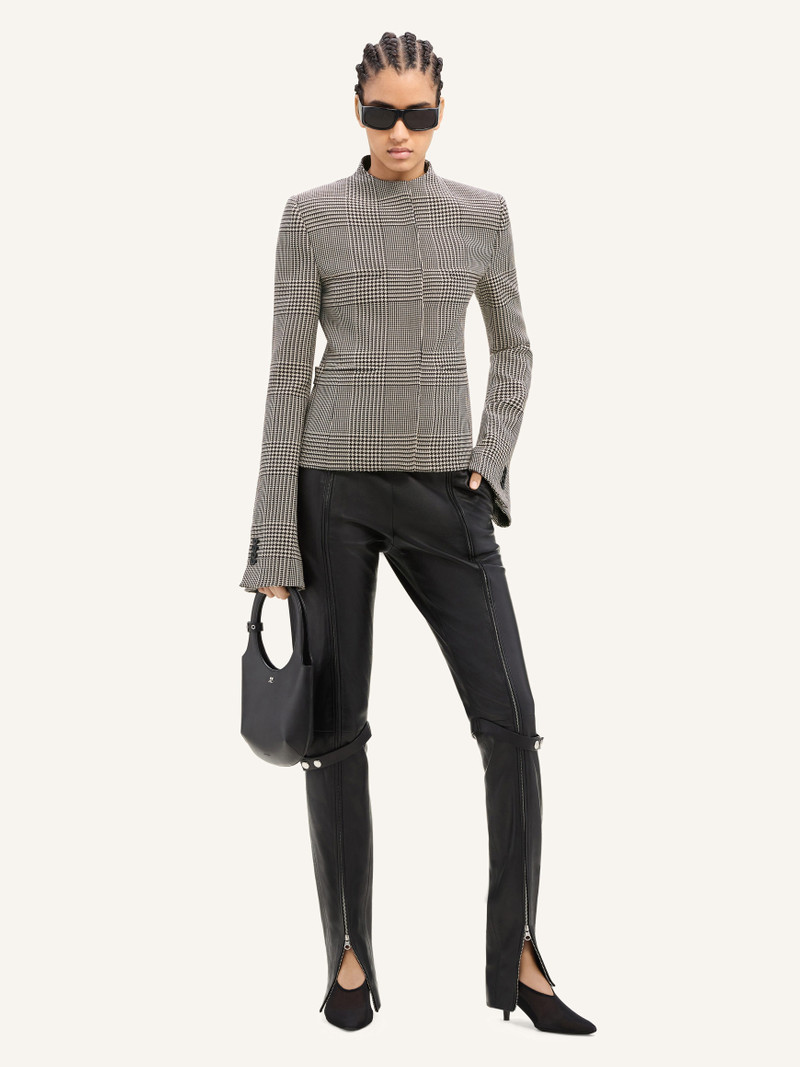 courrèges OFFICER COLLAR HERITAGE PRINCE OF WALES JACKET outlook