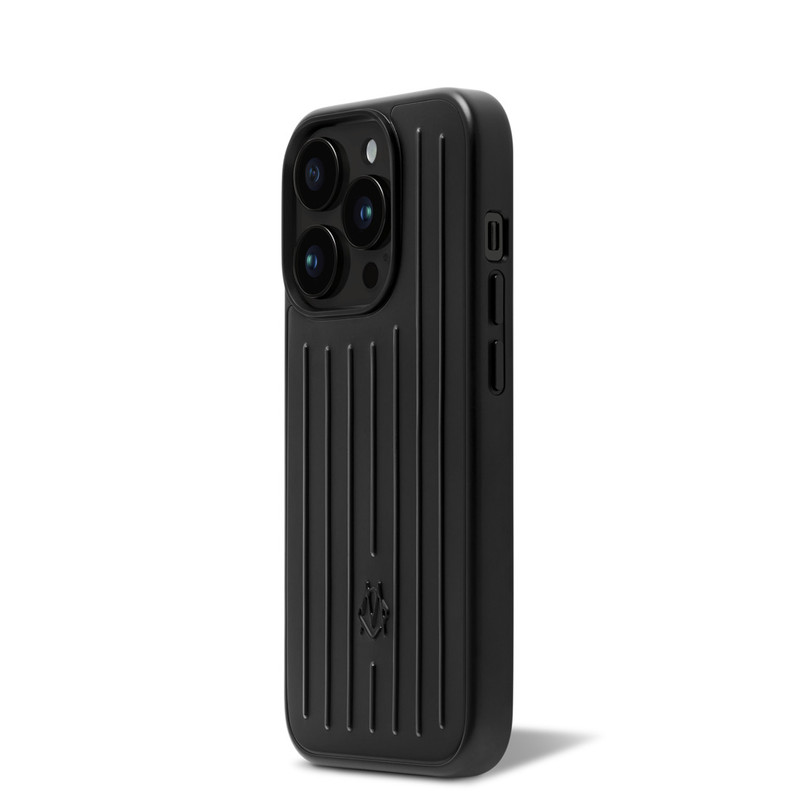 RIMOWA Tech Accessories - Aluminum Matte Black Case for iPhone 15 Pro outlook
