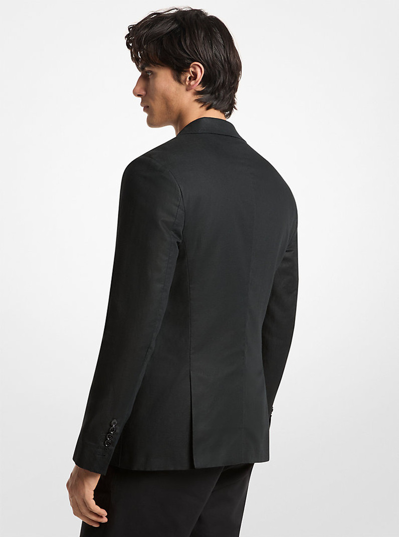 MICHAEL KORS Linen And Cotton Blazer outlook