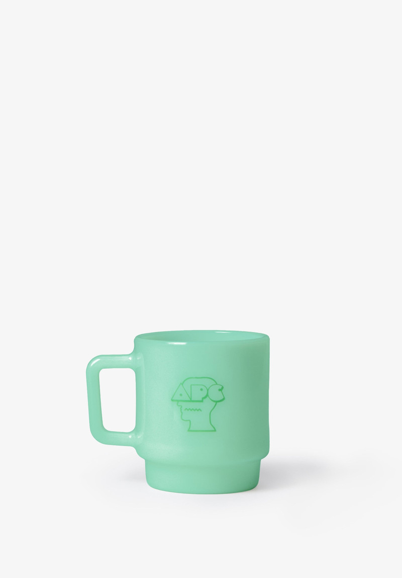 A.P.C. A.P.C. X BRAIN DEAD MILK GLASS MUG outlook