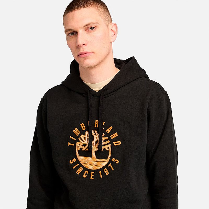 Men's Timberland® Heritage Plaid Logo Hoodie 4