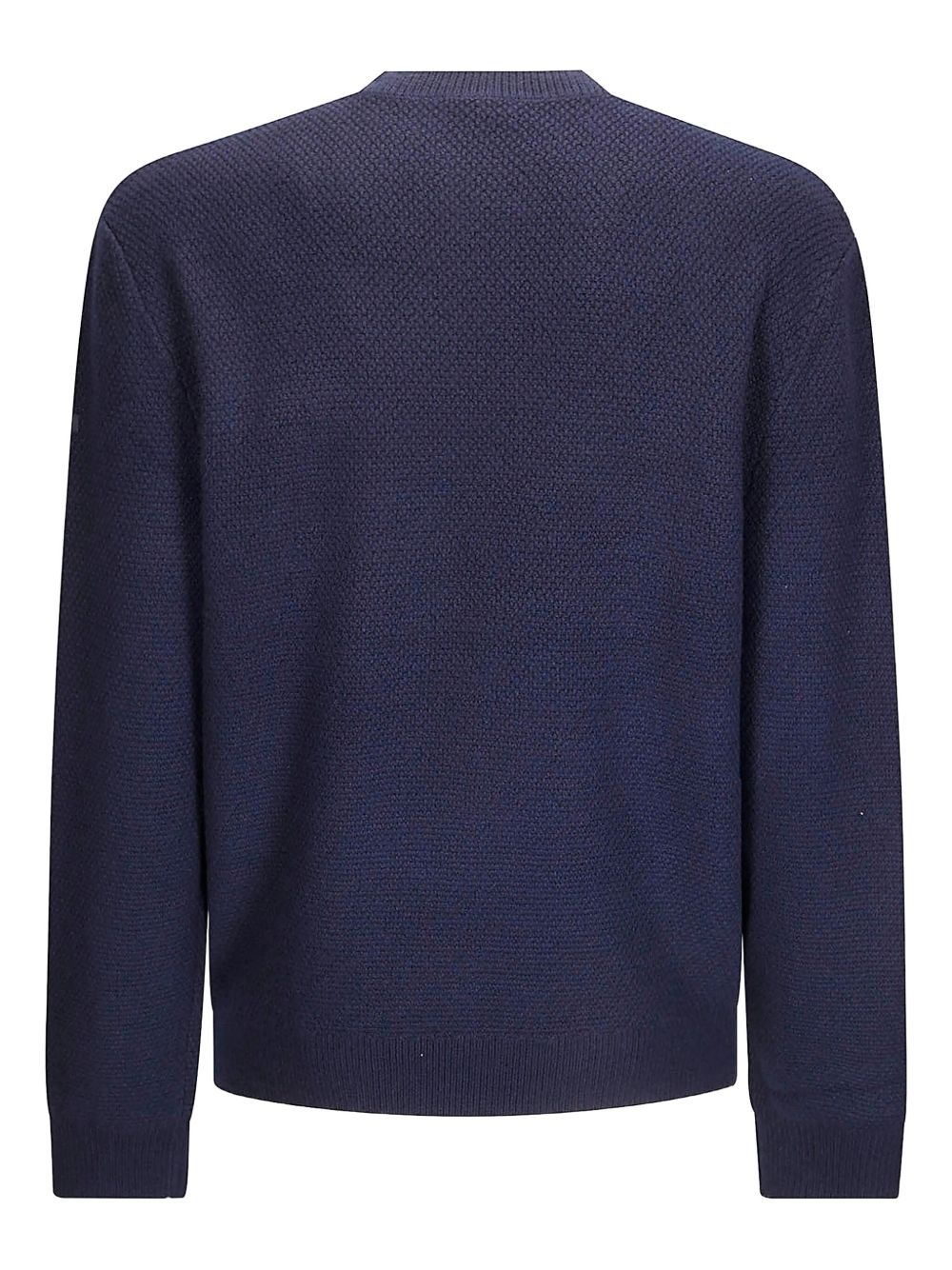 textured wool crew-neck sweater - 2