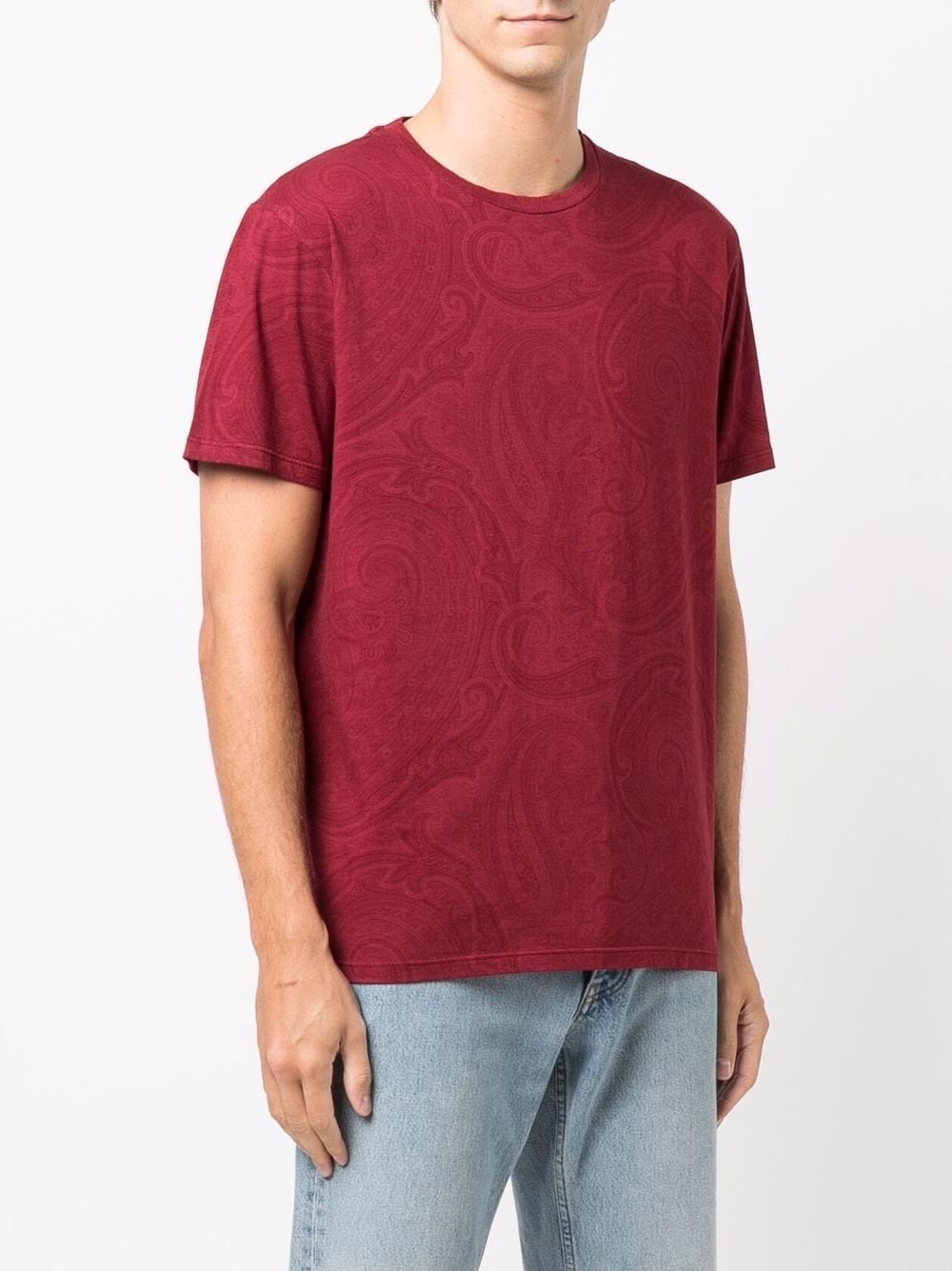 paisley-print cotton T-shirt - 3