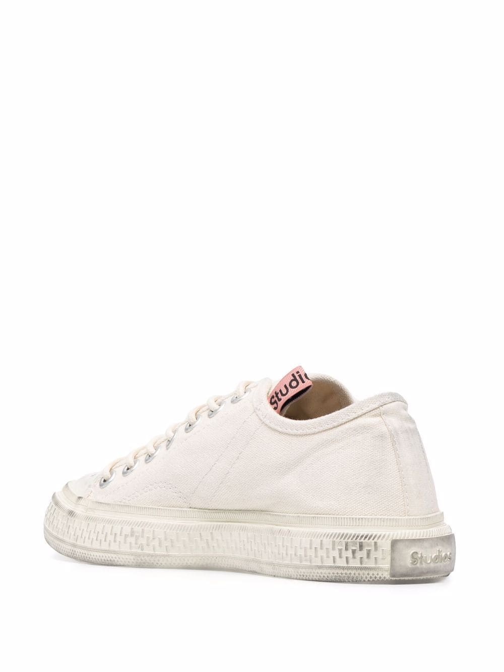 lace-up low-top sneakers - 3