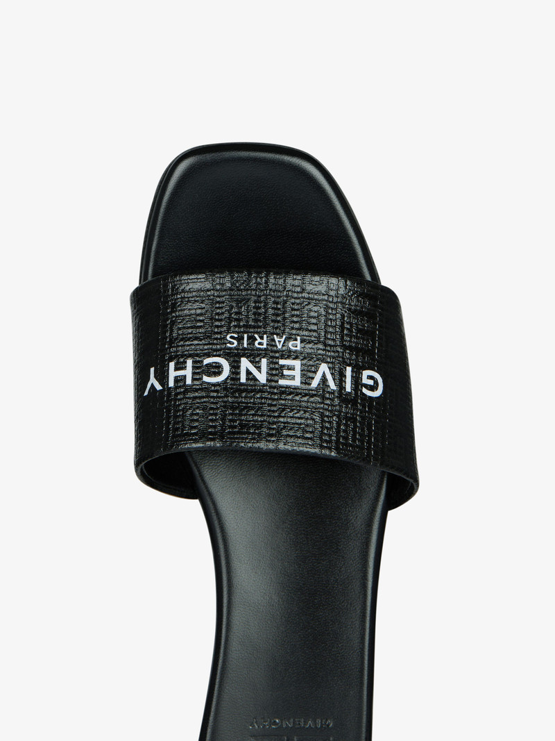 4G FLAT MULES IN 4G COATED CANVAS 5