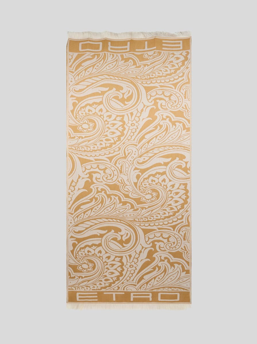 PRINTED WOOL- AND SILK-BLEND SCARF - 2