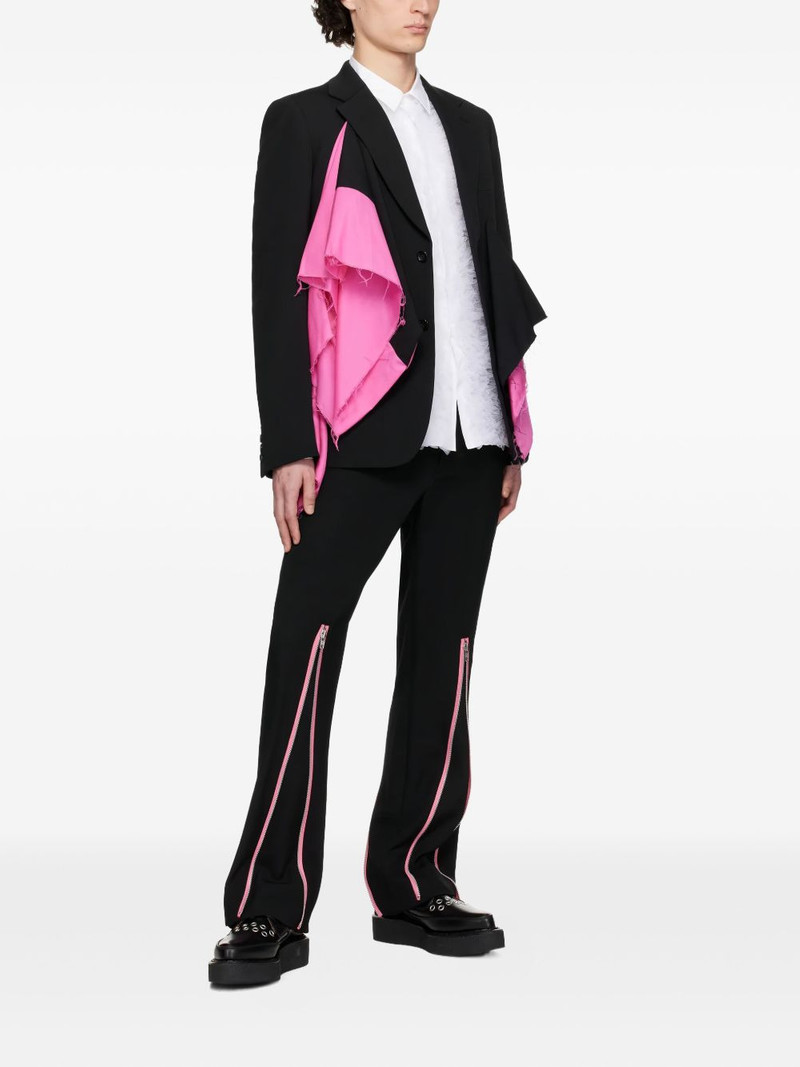 Comme des Garçons Homme Plus ruffled jacket outlook