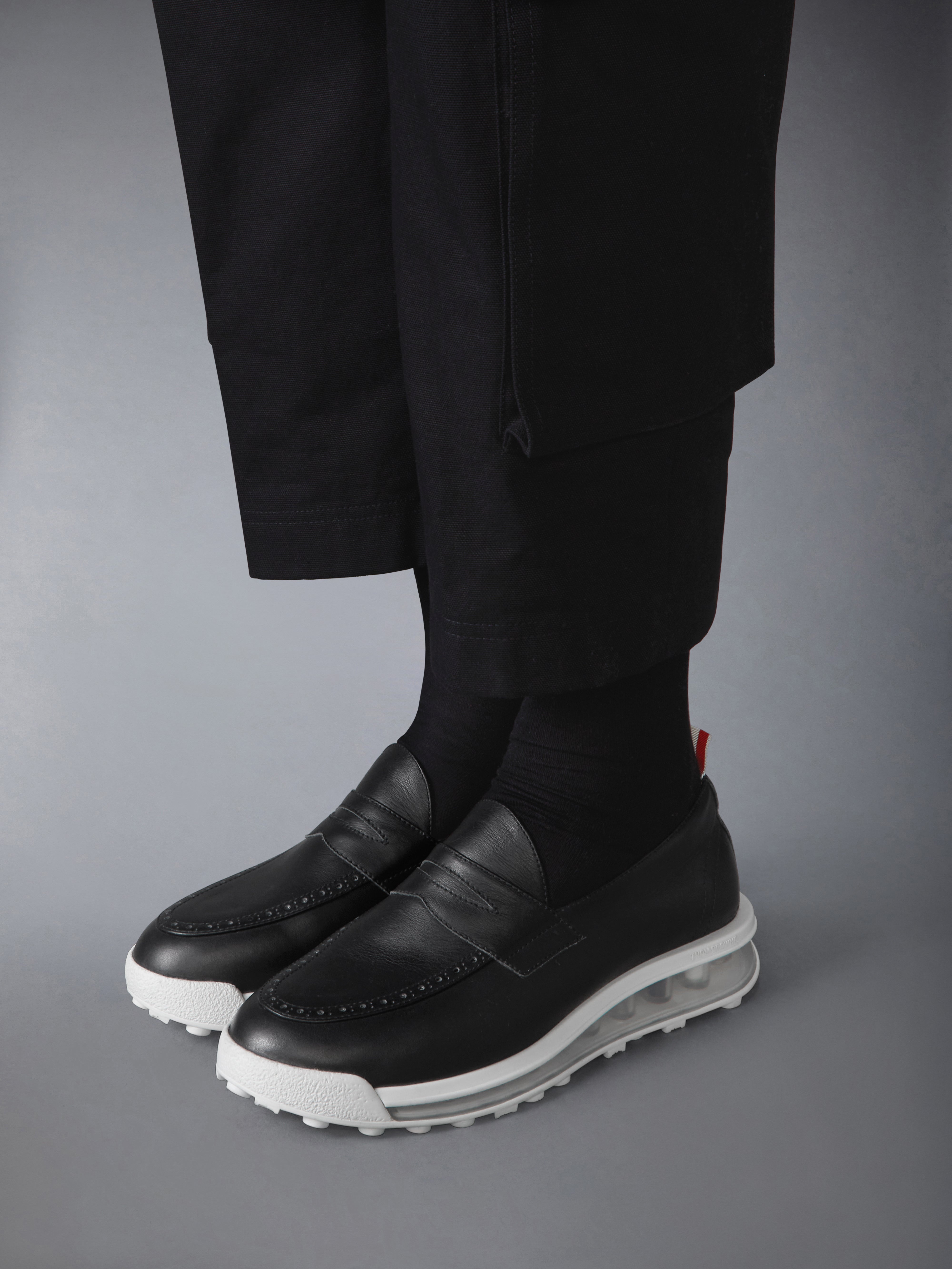 VITELLO CALF LEATHER PENNY LOAFER - 4