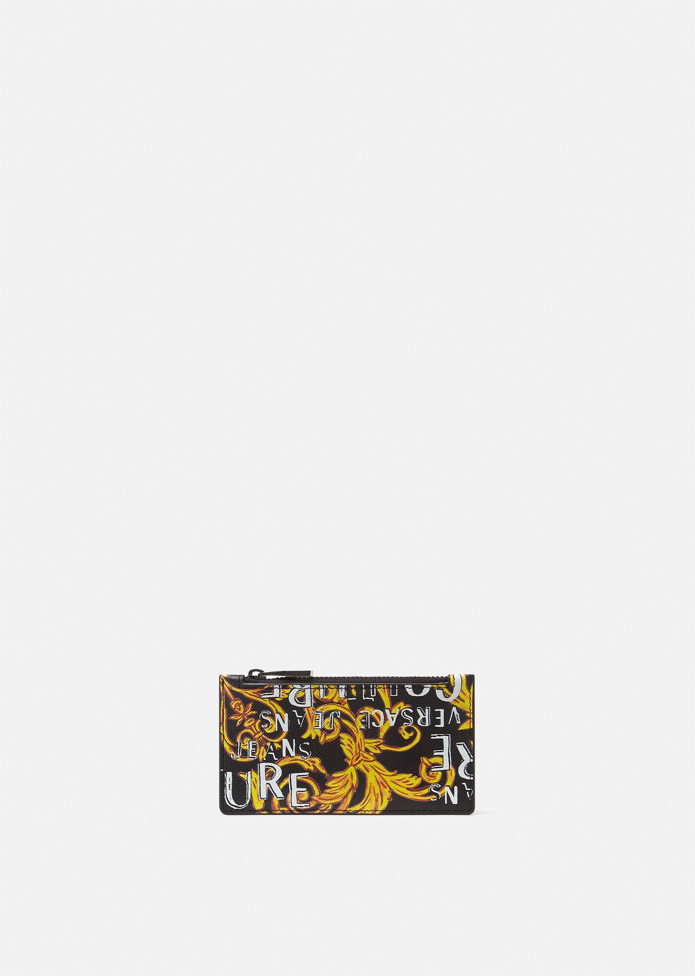 Logo Couture Zip Card Holder - 1