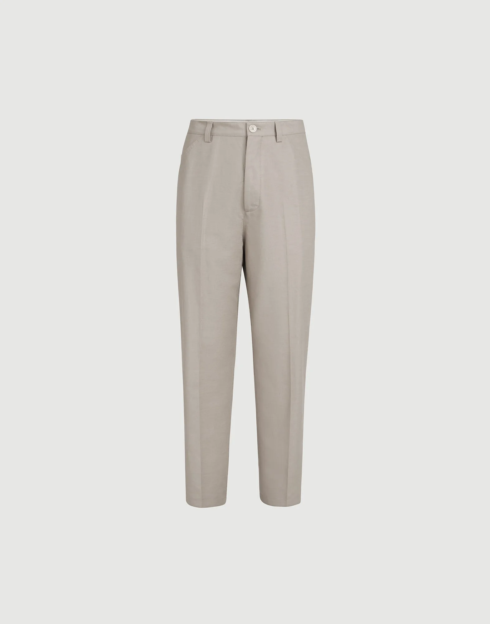 Cotton and linen panama trousers - 1