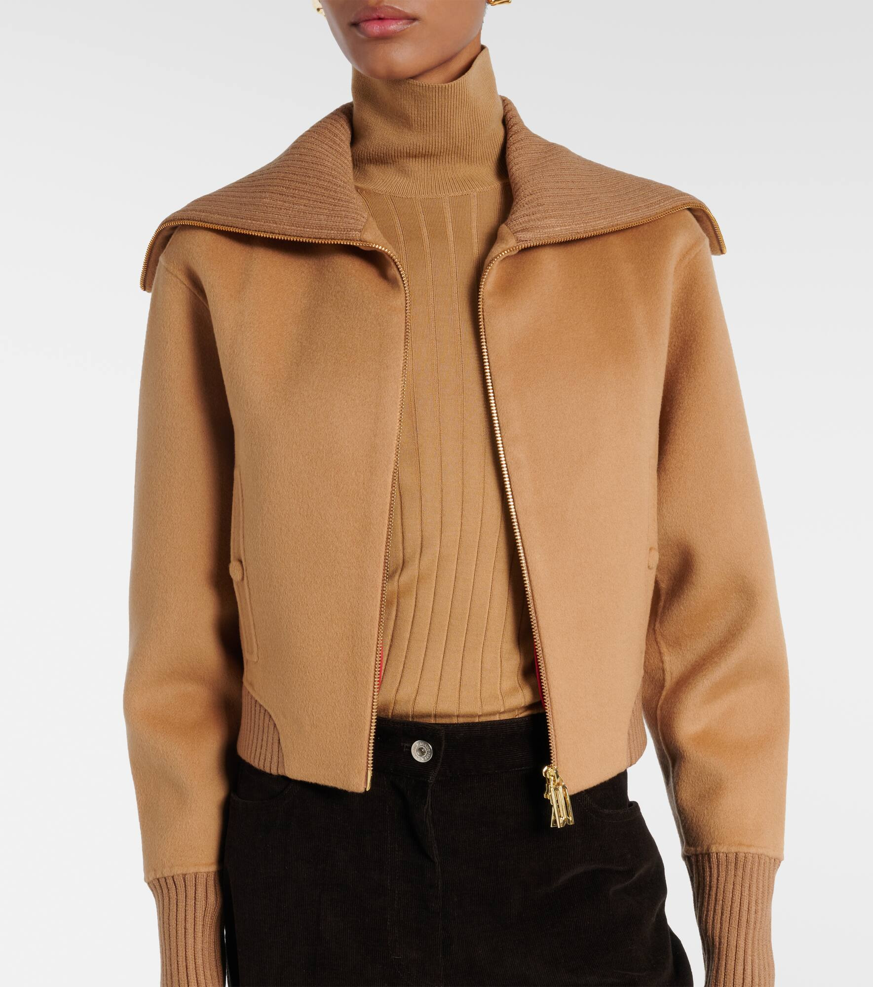 Wool and cashmere jacket - 6