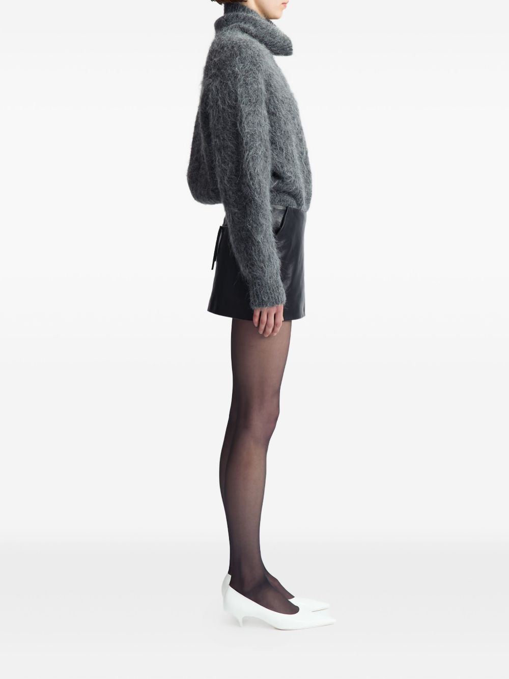 Adu zip-detail mini skirt - 3