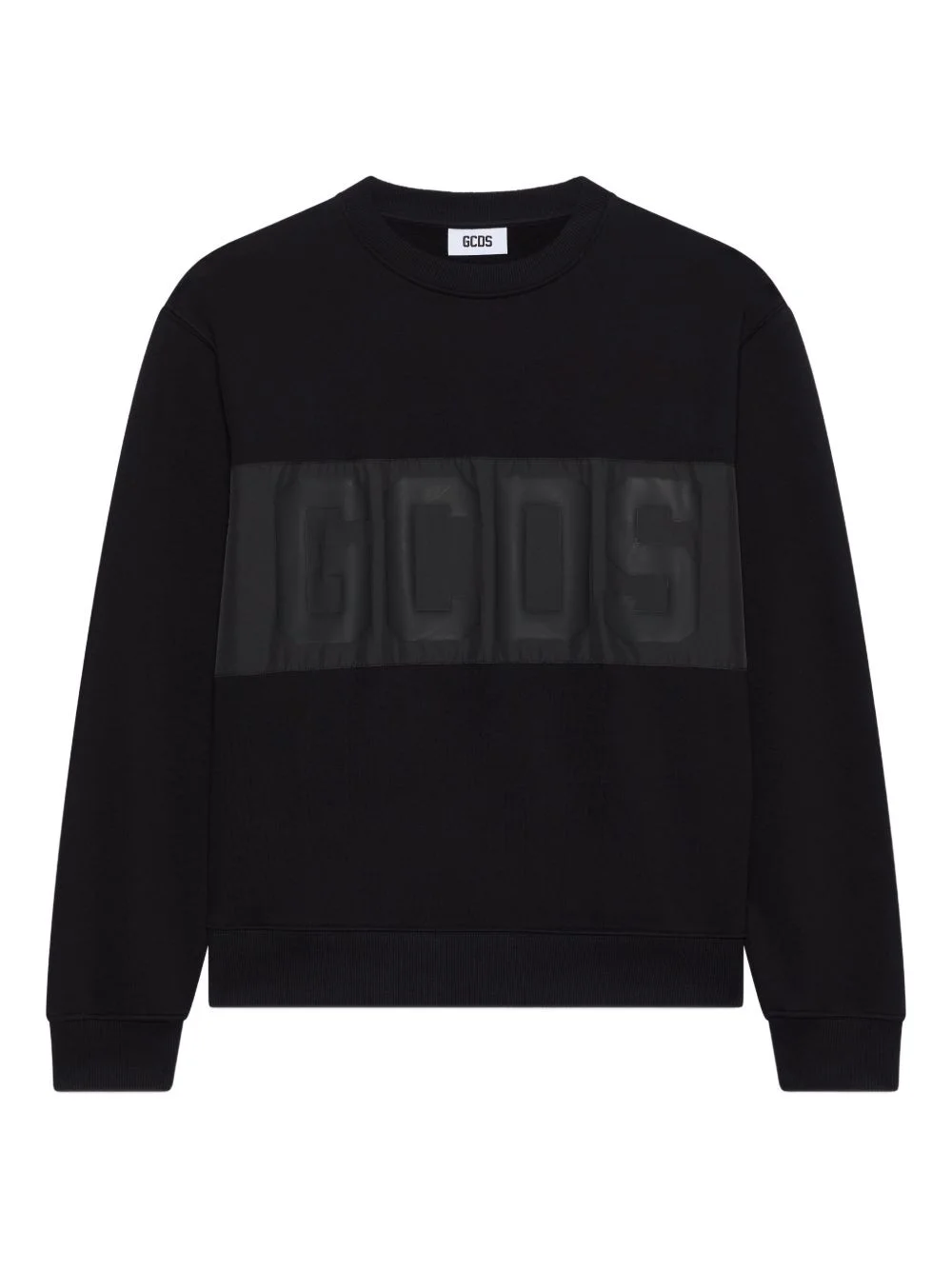 logo panel sweatshirt - 1