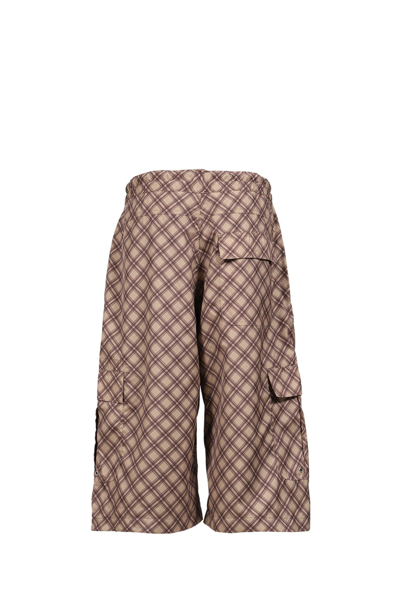 RASSVET POLY TARTAN 3 QUARTER CARGO PANTS WOVEN / BRW outlook