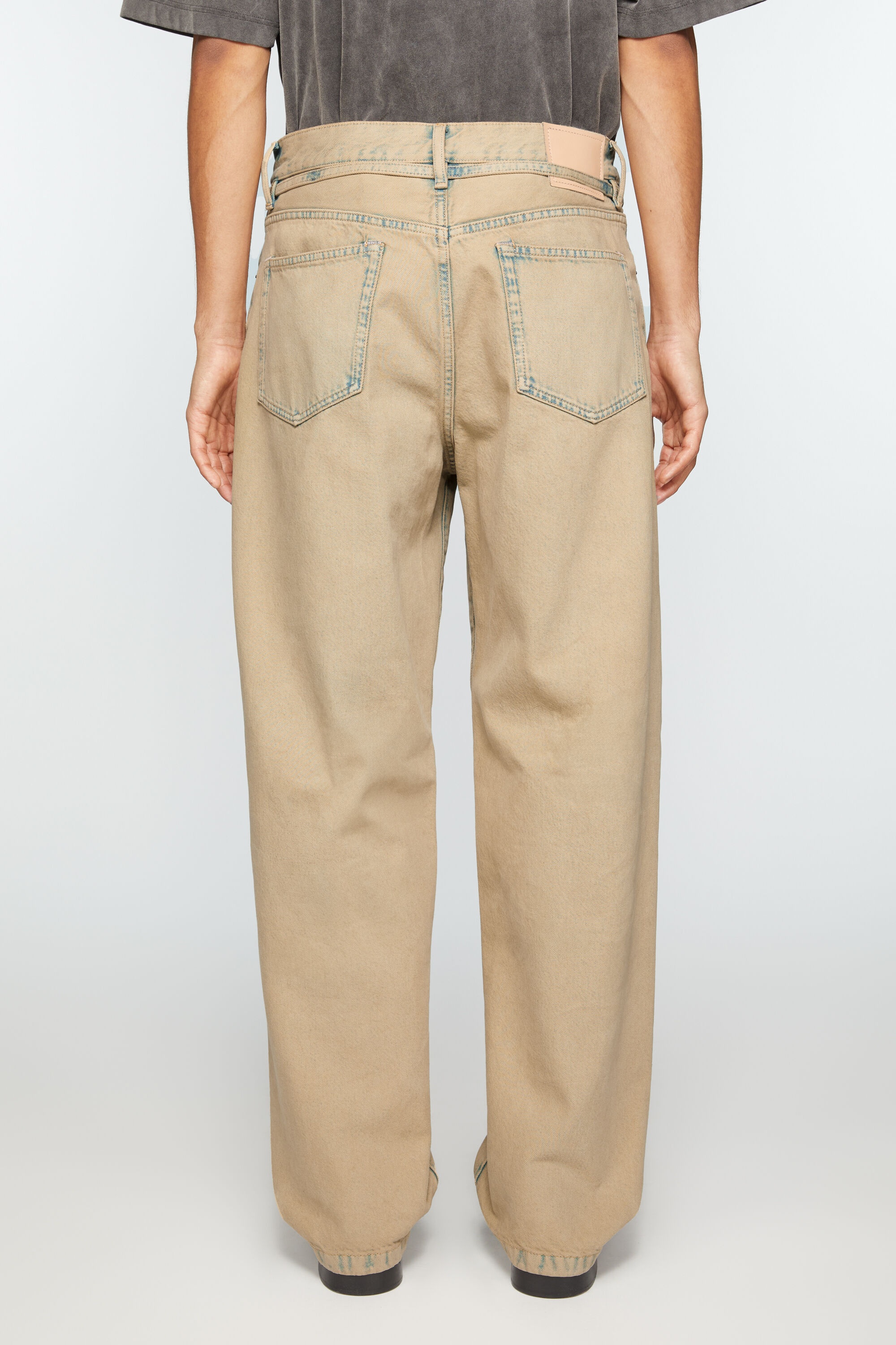 Loose fit jeans - 1991 Toj - Light Sand - 4