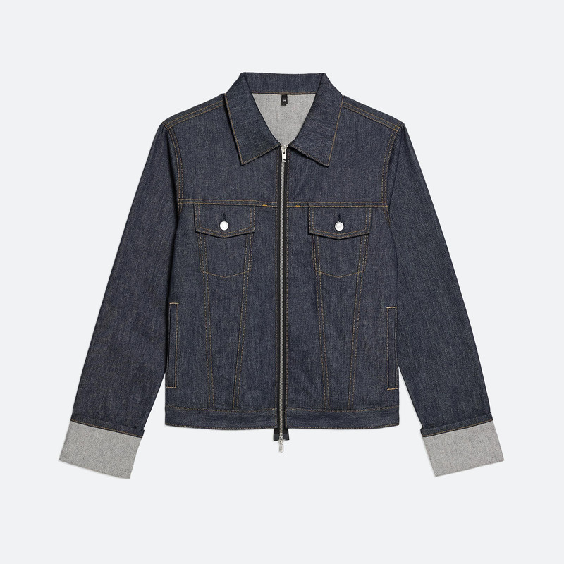 CUFFED DENIM TRUCKER JACKET 1