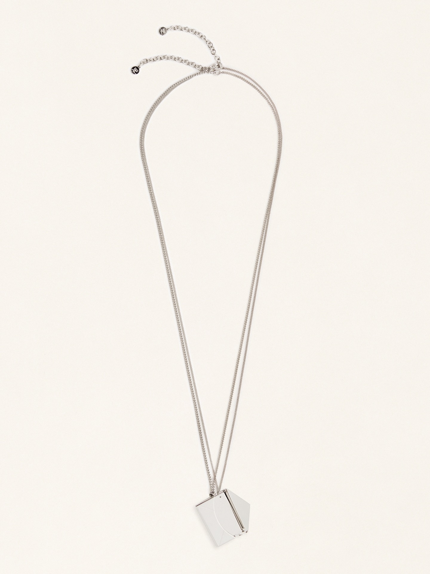 ENVELOPE DOUBLE CHAINS NECK - 3
