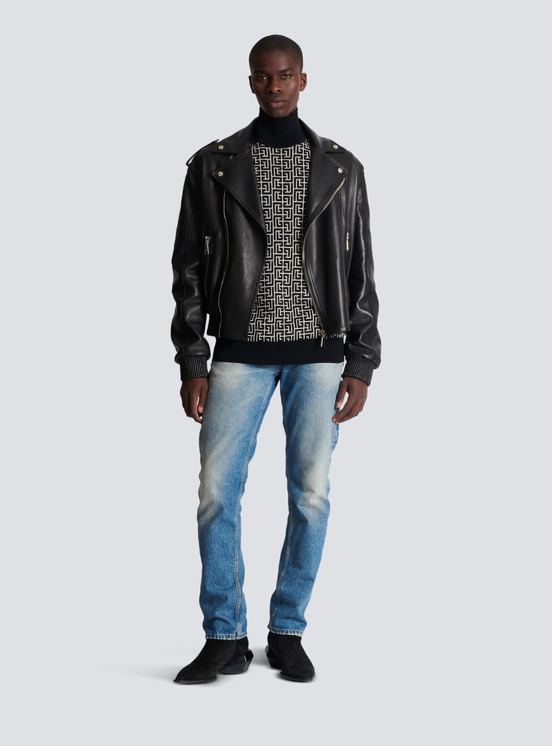 Balmain Wool turtleneck sweater outlook