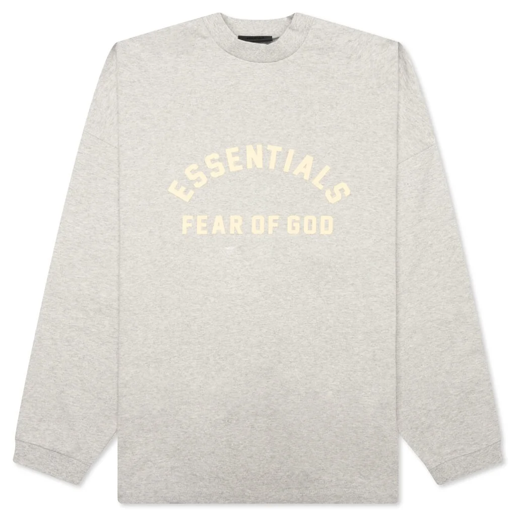 Long Sleeve Tee Light Heather Grey - 1