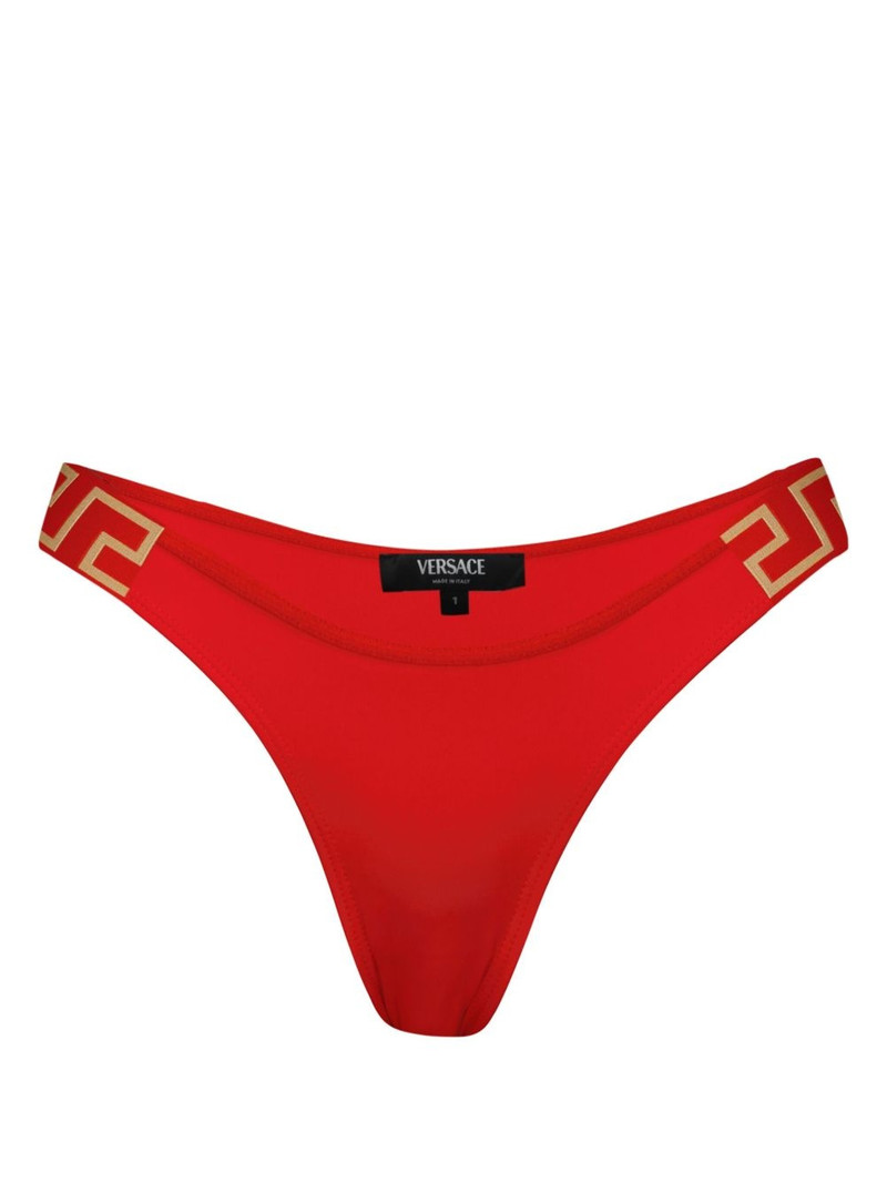 Greca-detailing bikini bottoms 1