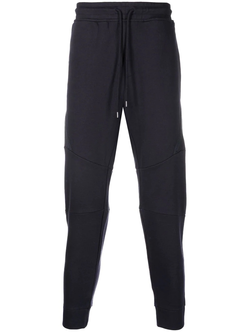 drawstring cotton track pants - 1