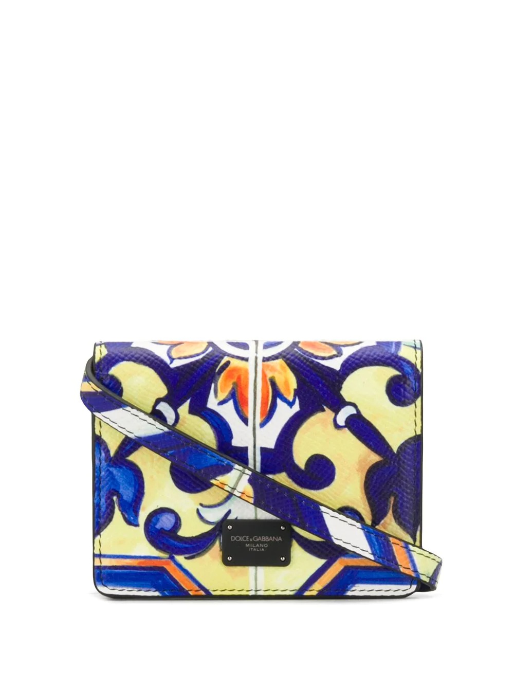 Maiolica print mini bag - 1