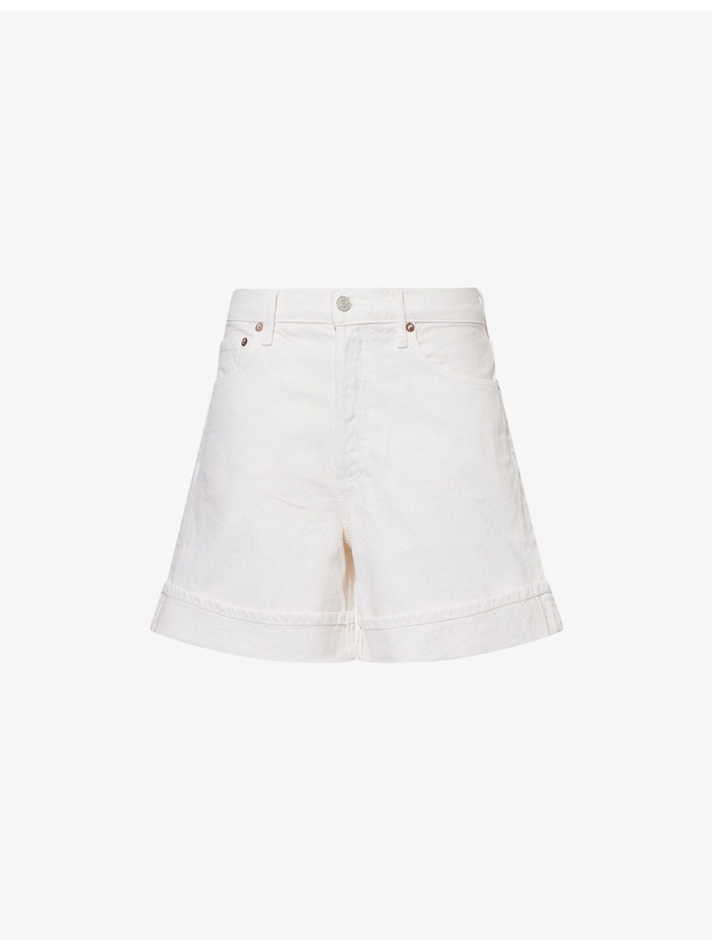 Dame High-Rise Denim Shorts - 1