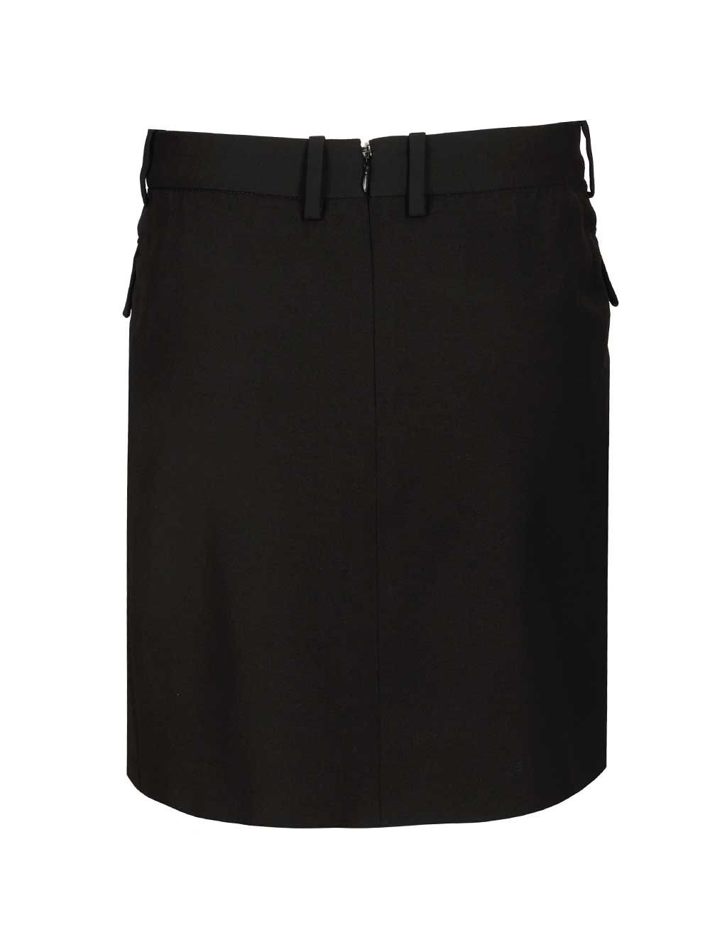 Tailored Mini Skirt Skirts Black - 2
