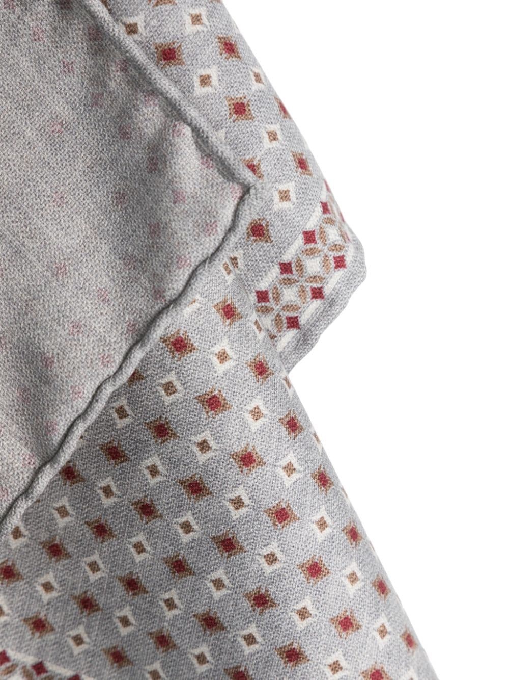 geometric-print silk handkerchief - 3