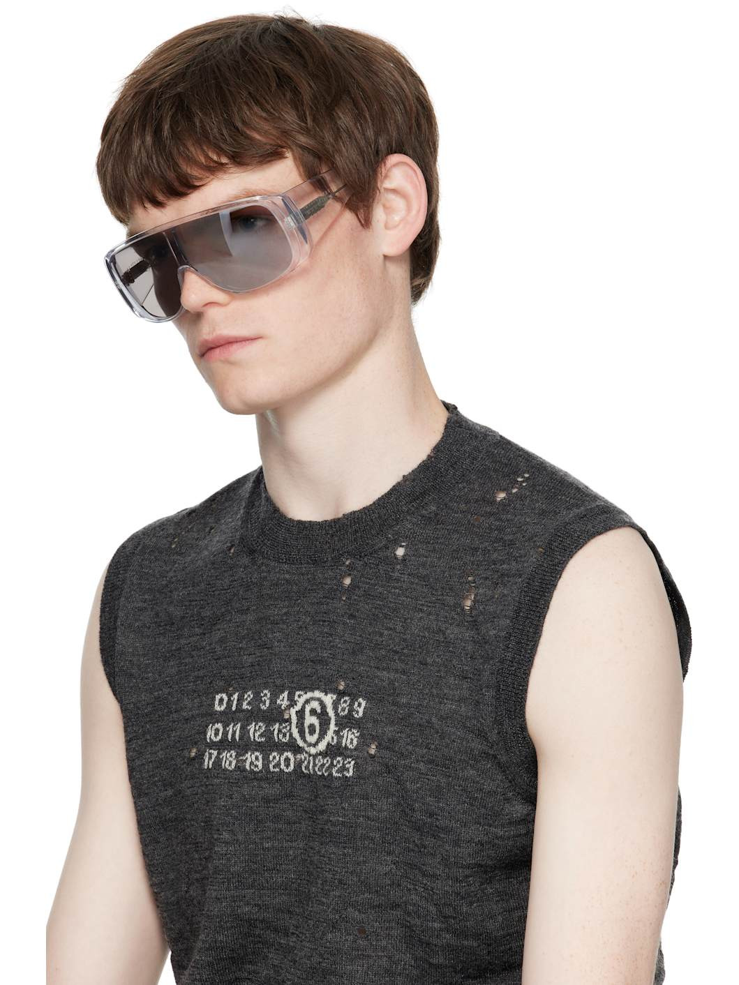 Transparent Mask Sunglasses - 4