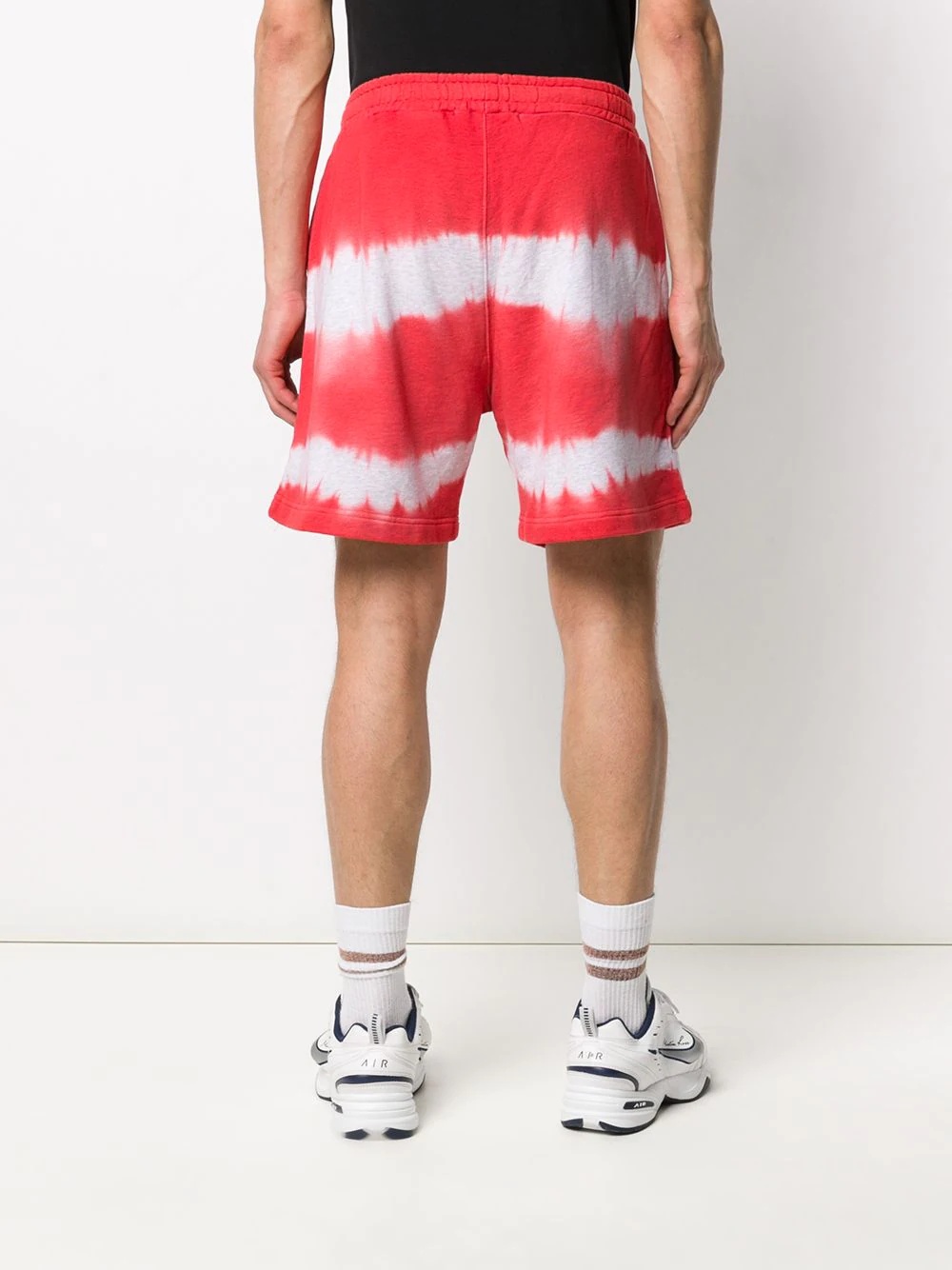 tie-dye track shorts - 4