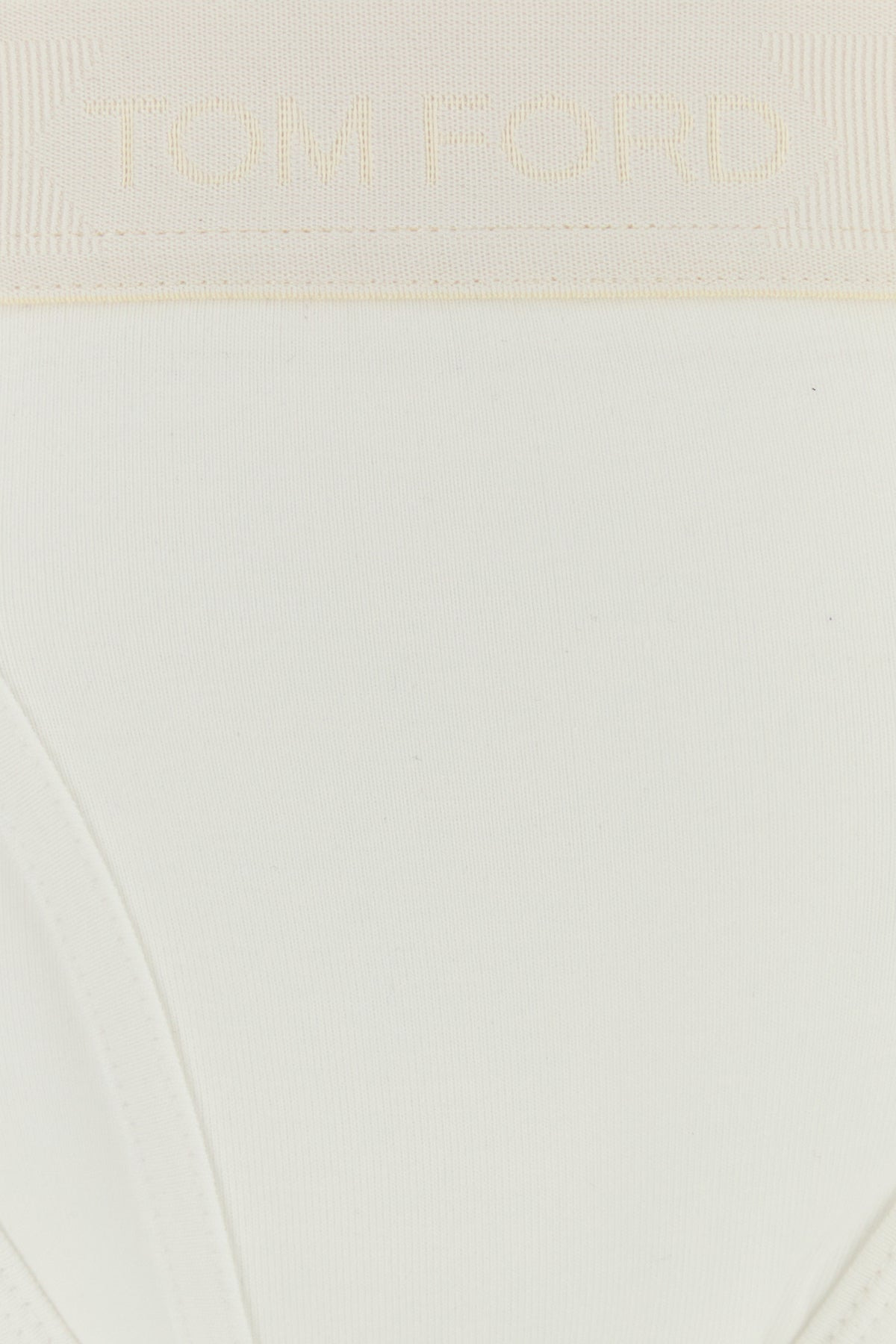 White stretch cotton slip - 3