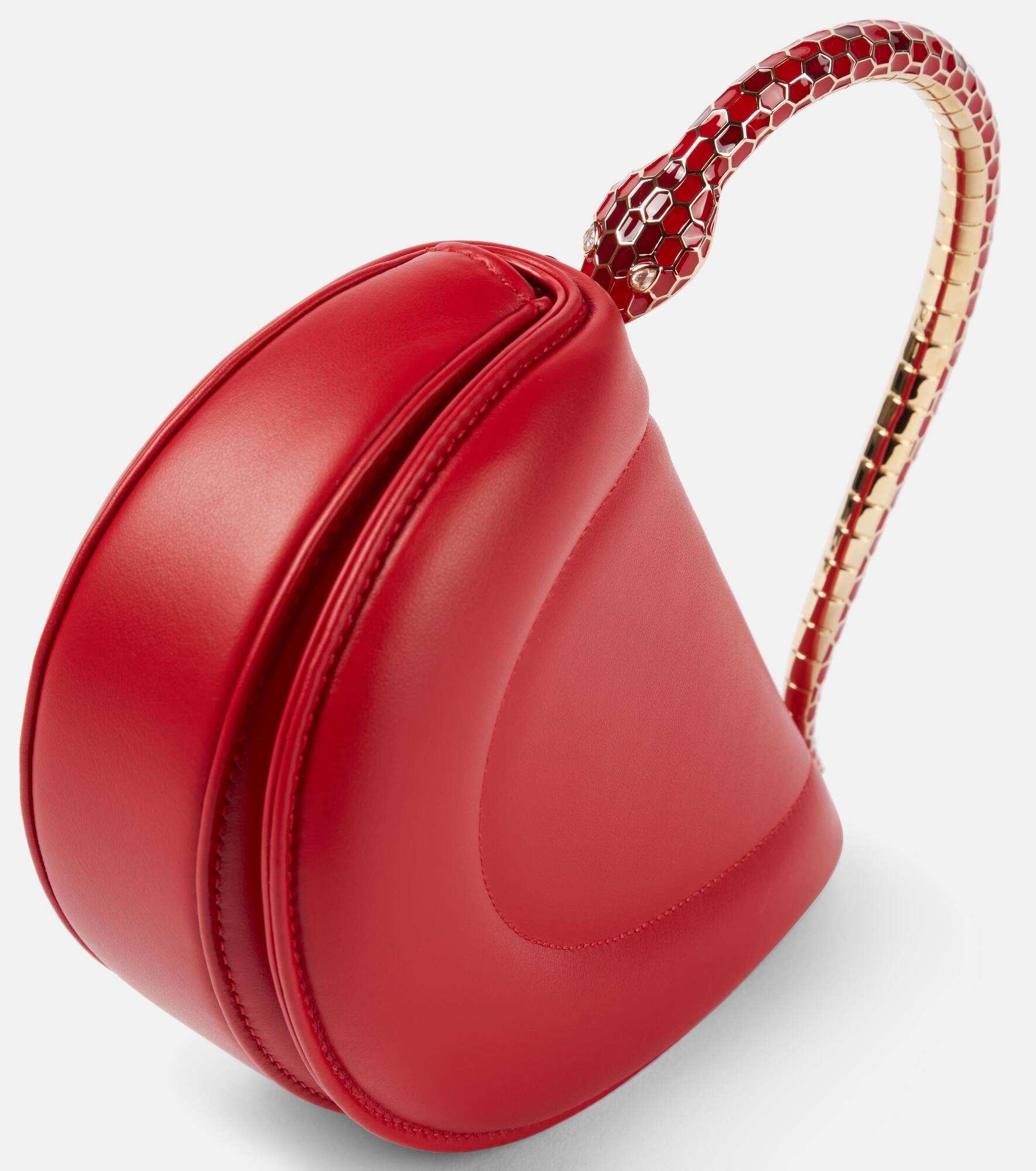 Serpenti Cuore 1968 leather shoulder bag - 6